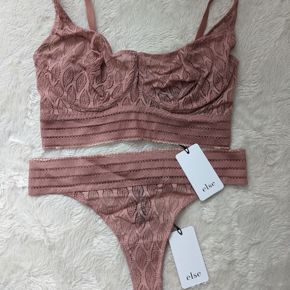 Else Lingerie Belize Longline Bra + Thong - Picture 3 of 8